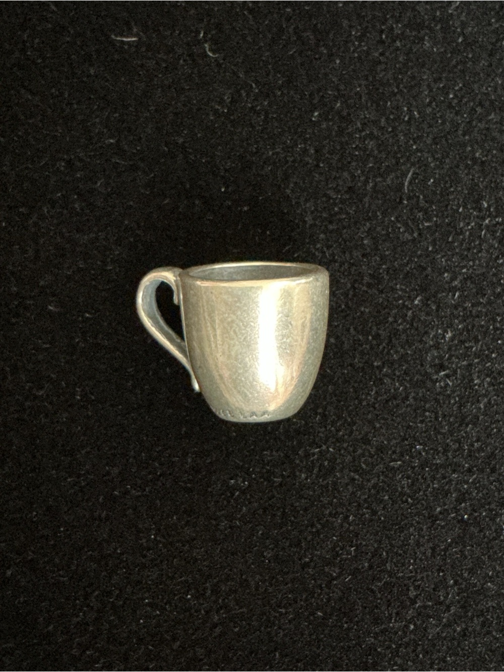 Trollbeads Retired 2021 Sterling Silver Coffee Mug Bead for Bracelet/Necklace
